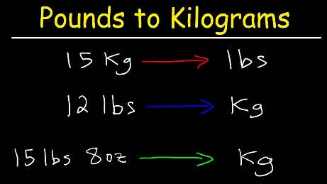 How To Convert From Pounds To Kilograms and Kilograms to Pounds - YouTube